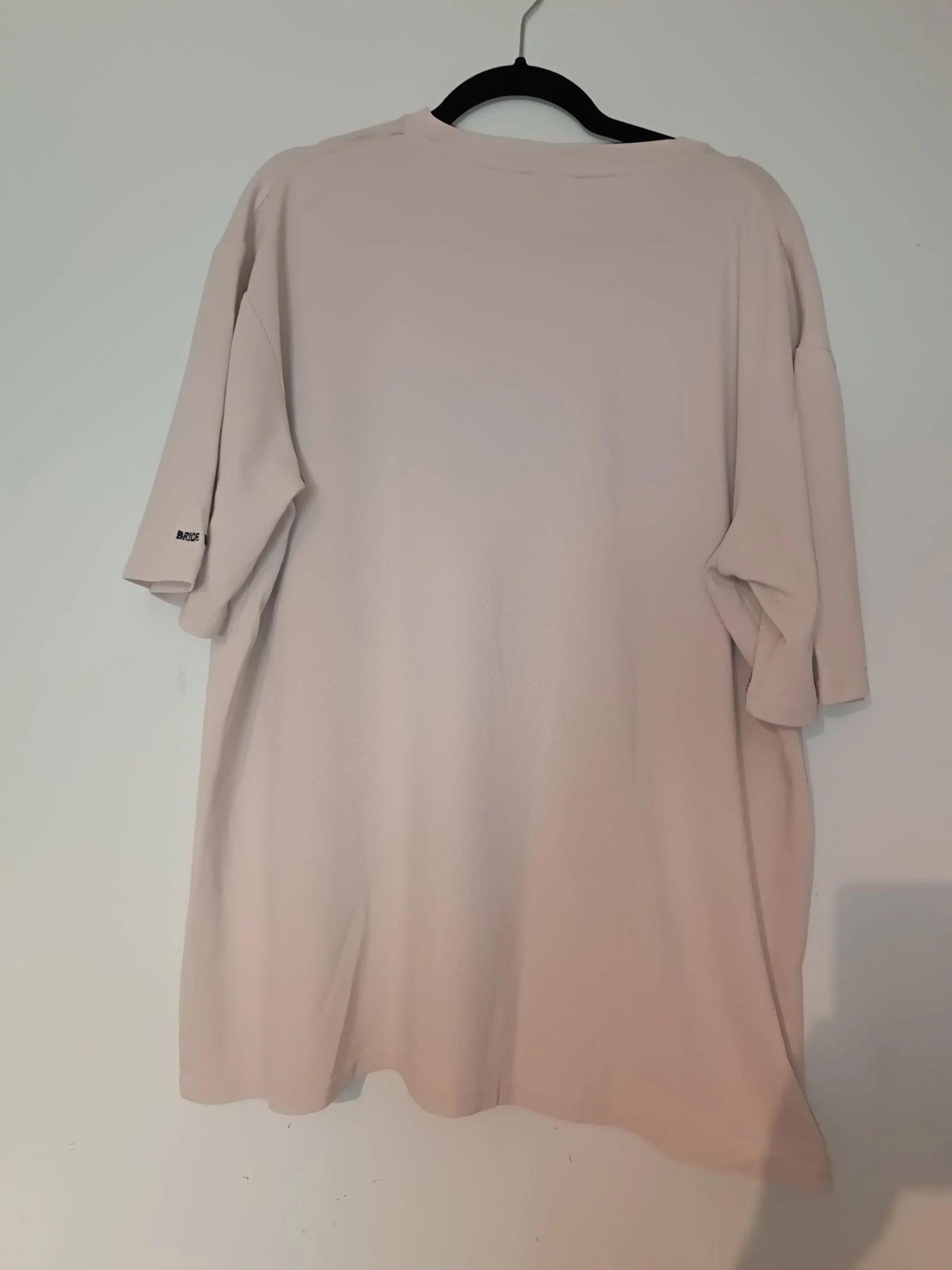 Camiseta Brice bege tamanho 6 XL com faixas horizontais – photo 2
